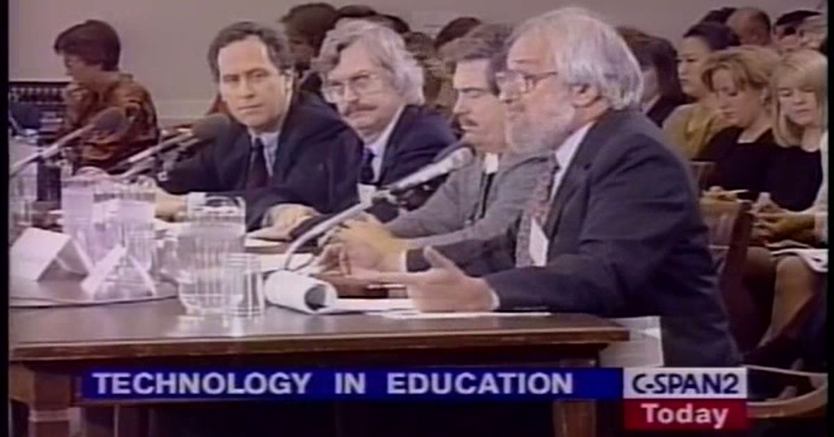 David Shaw vs. Seymour Papert Debate (1995) [video]