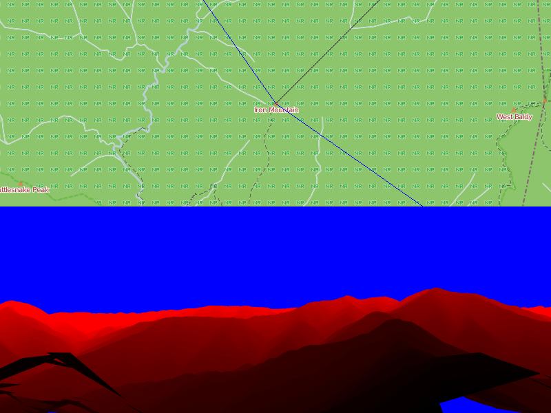 Horizonator: Terrain renderer based on SRTM DEMs