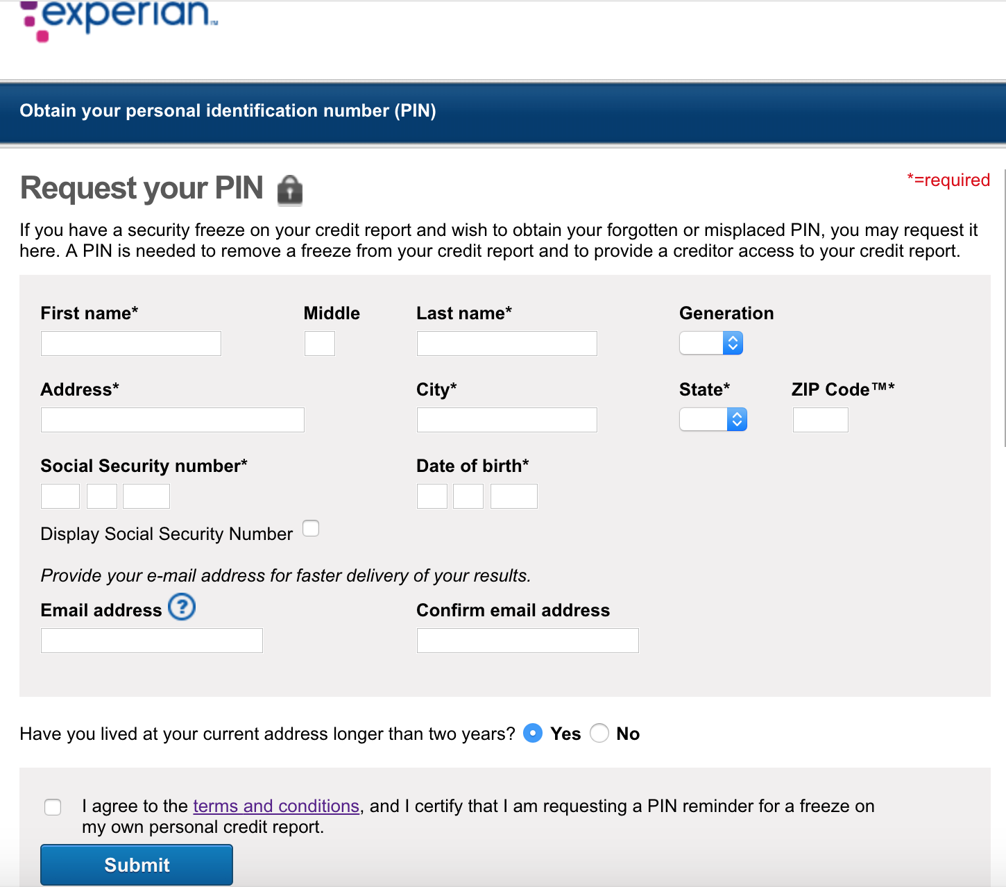 Experian’s credit freeze security is still a joke