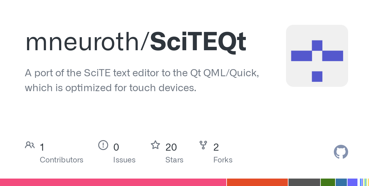 SciteQt: A Port of the SciTE Editor to Qt/Quick – Android App and WASM available