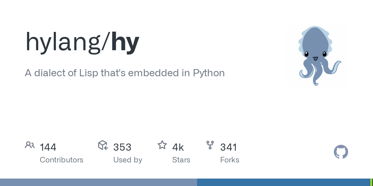 Hy: A dialect of Lisp that’s embedded in Python