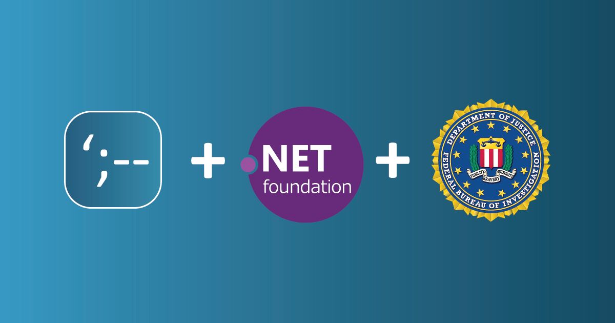 Pwned passwords, open source in the .NET foundation and working with the FBI