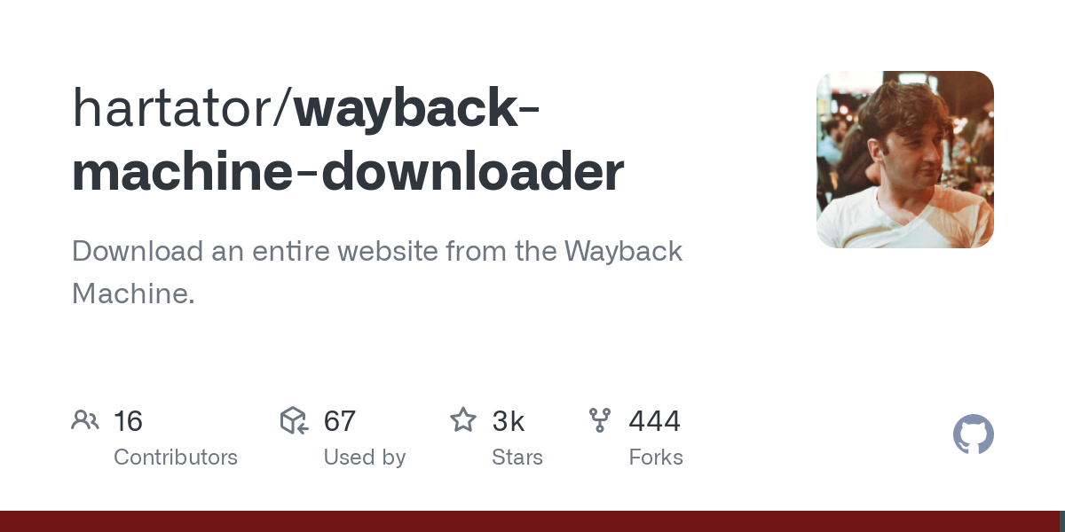 Wayback Machine Downloader – Download an Entire Website from the Wayback Machine