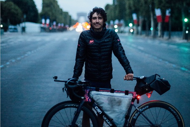 Lachlan Morton completes 5,510km Alt Tour, beating peloton to Paris by five days