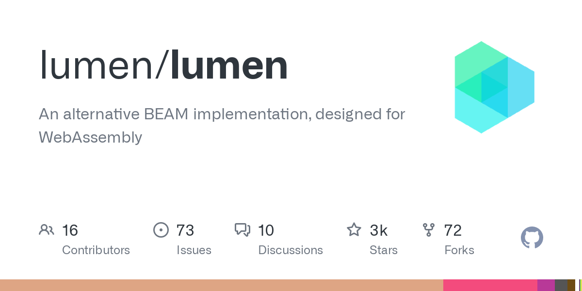 Lumen: Alternative BEAM implementation, designed for WebAssembly