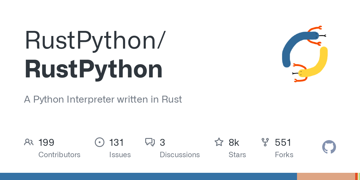 RustPython: A Python interpreter written in Rust