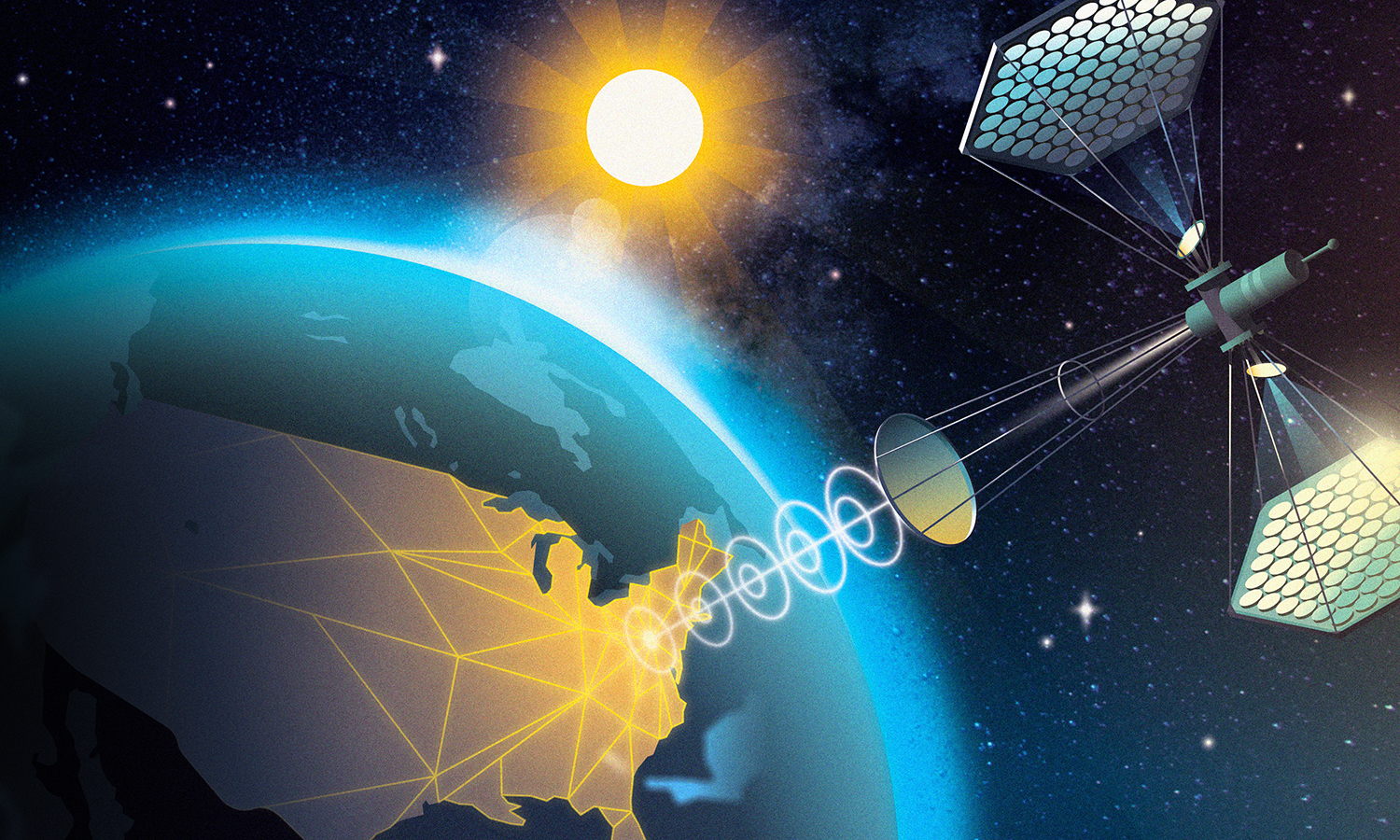 On beaming solar power from low earth orbit