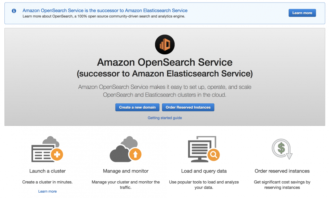 Amazon Elasticsearch Service Is Now Amazon OpenSearch Service