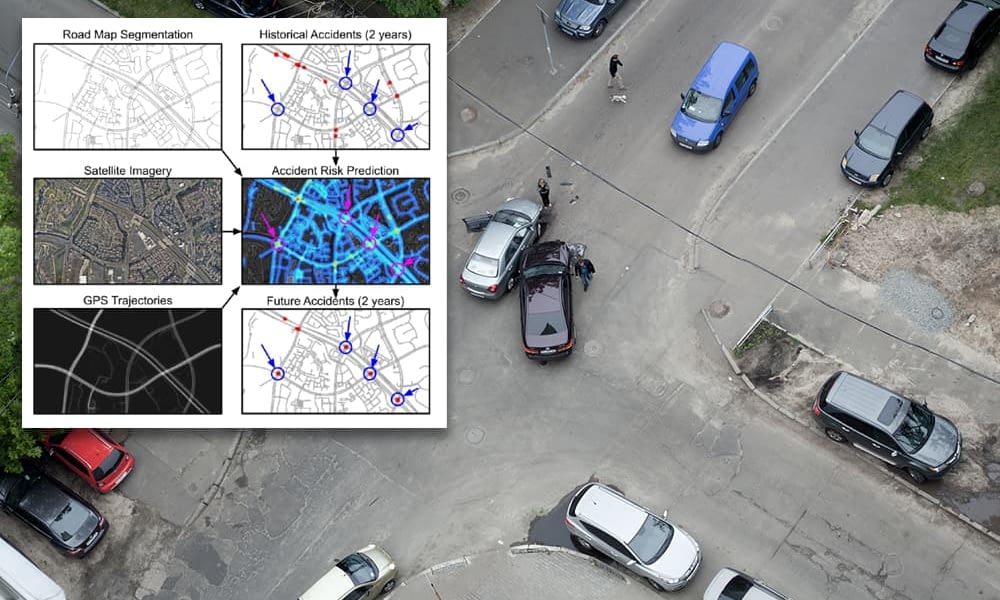 AI predicts accident hot-spots from satellite imagery and GPS data