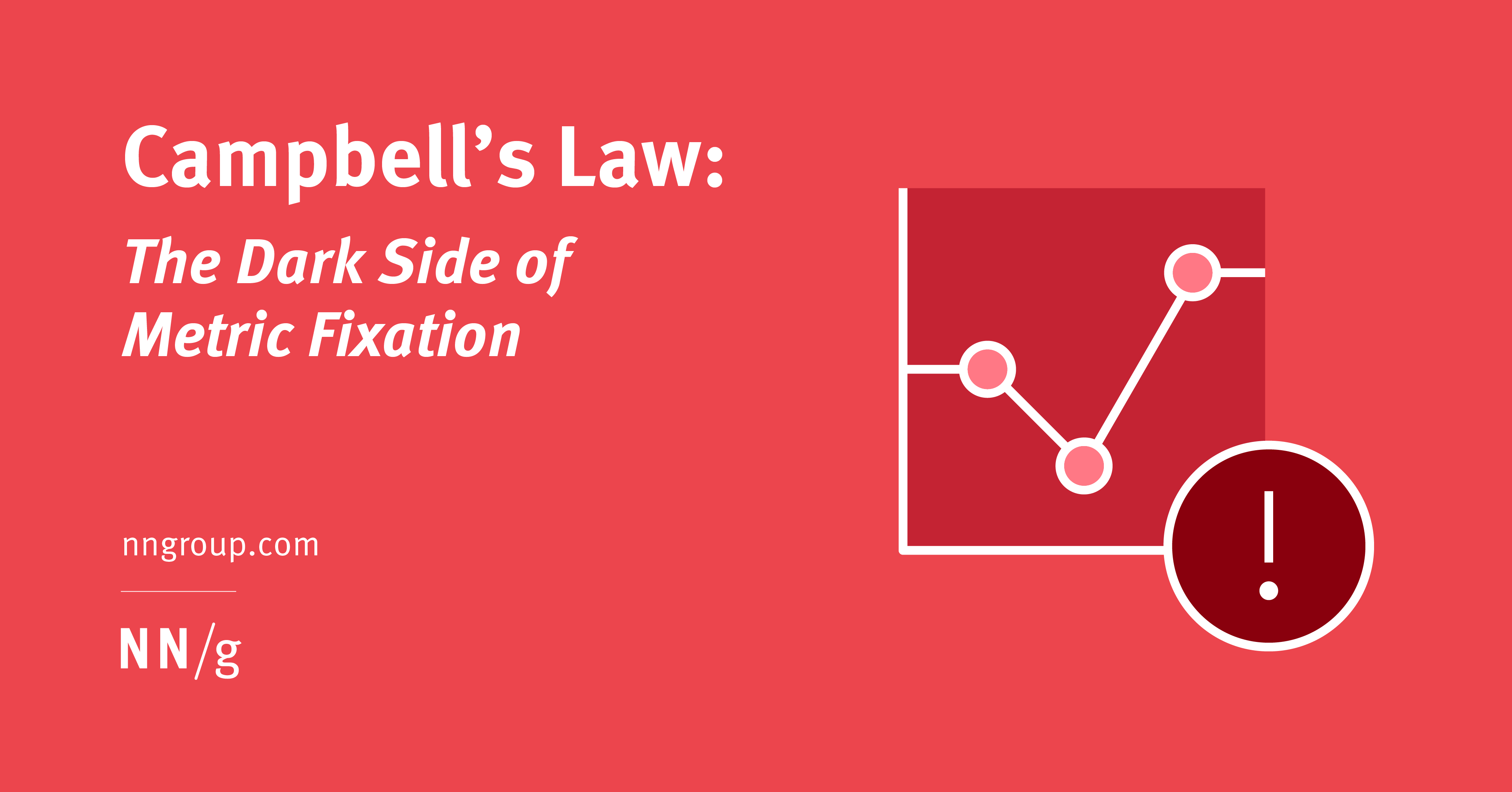 Campbell’s Law: The dark side of metric fixation