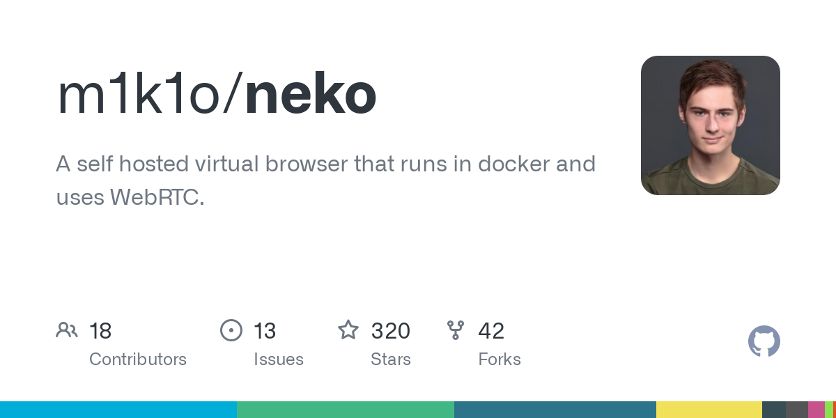 Show HN: Neko – Self hosted virtual browser that runs in Docker and uses WebRTC