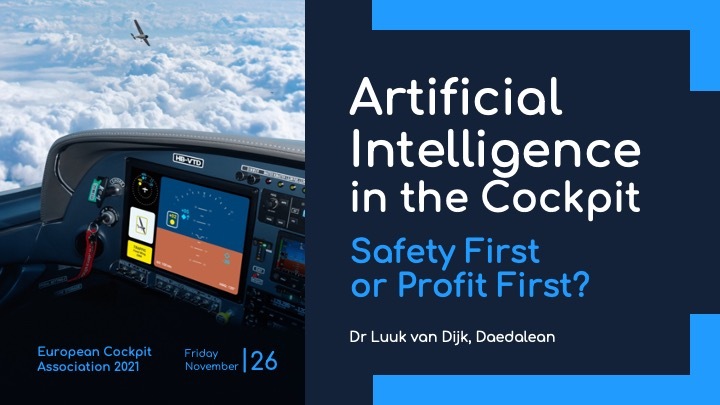 Artificial Intelligence in the Cockpit