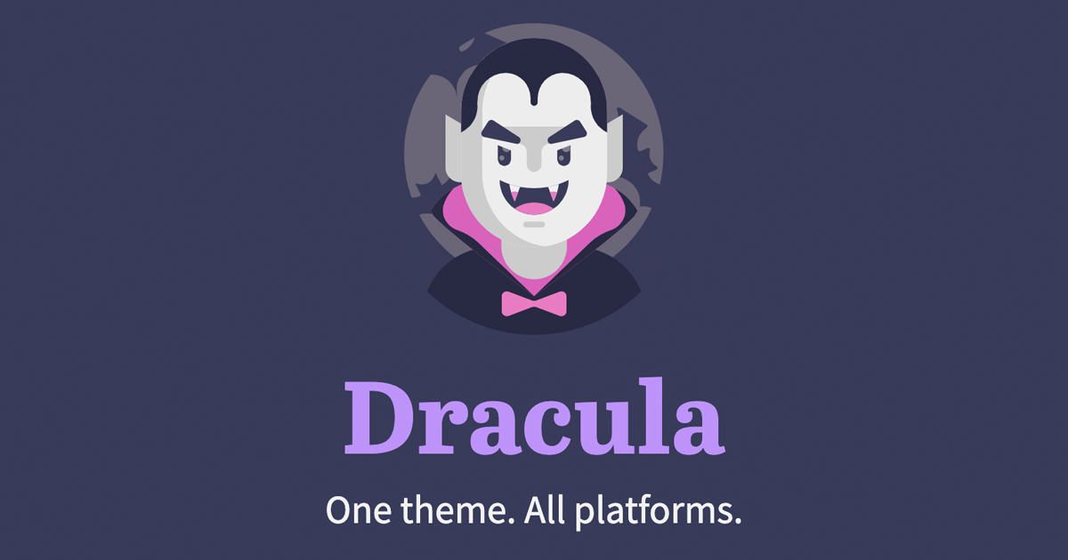 Dracula Theme – A dark theme for many different apps