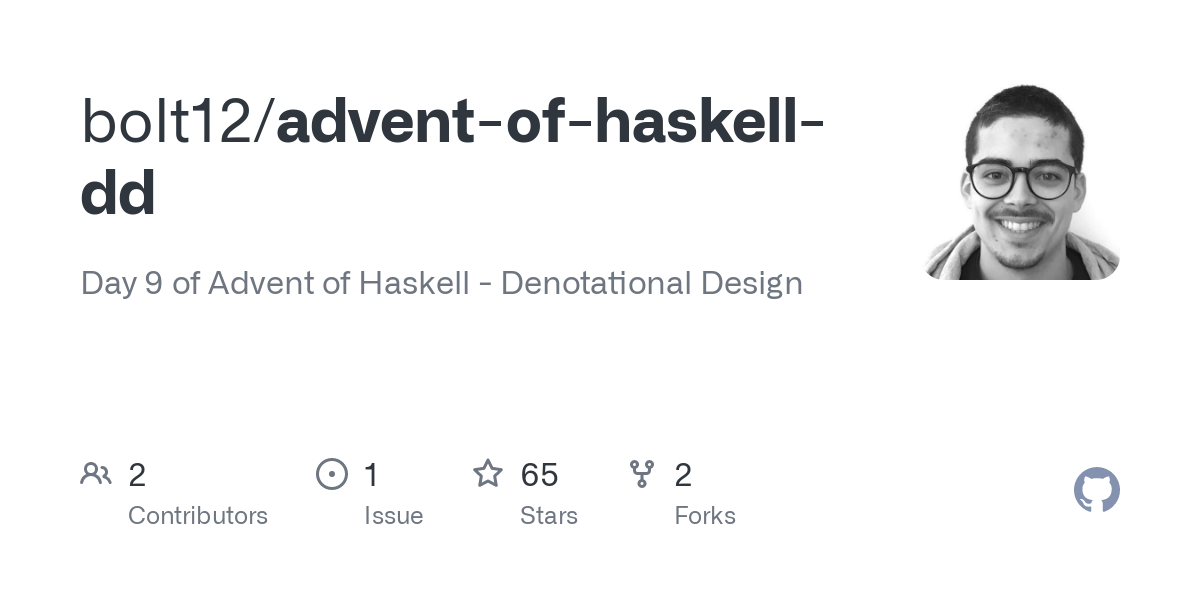 Advent of Haskell: Denotational Design