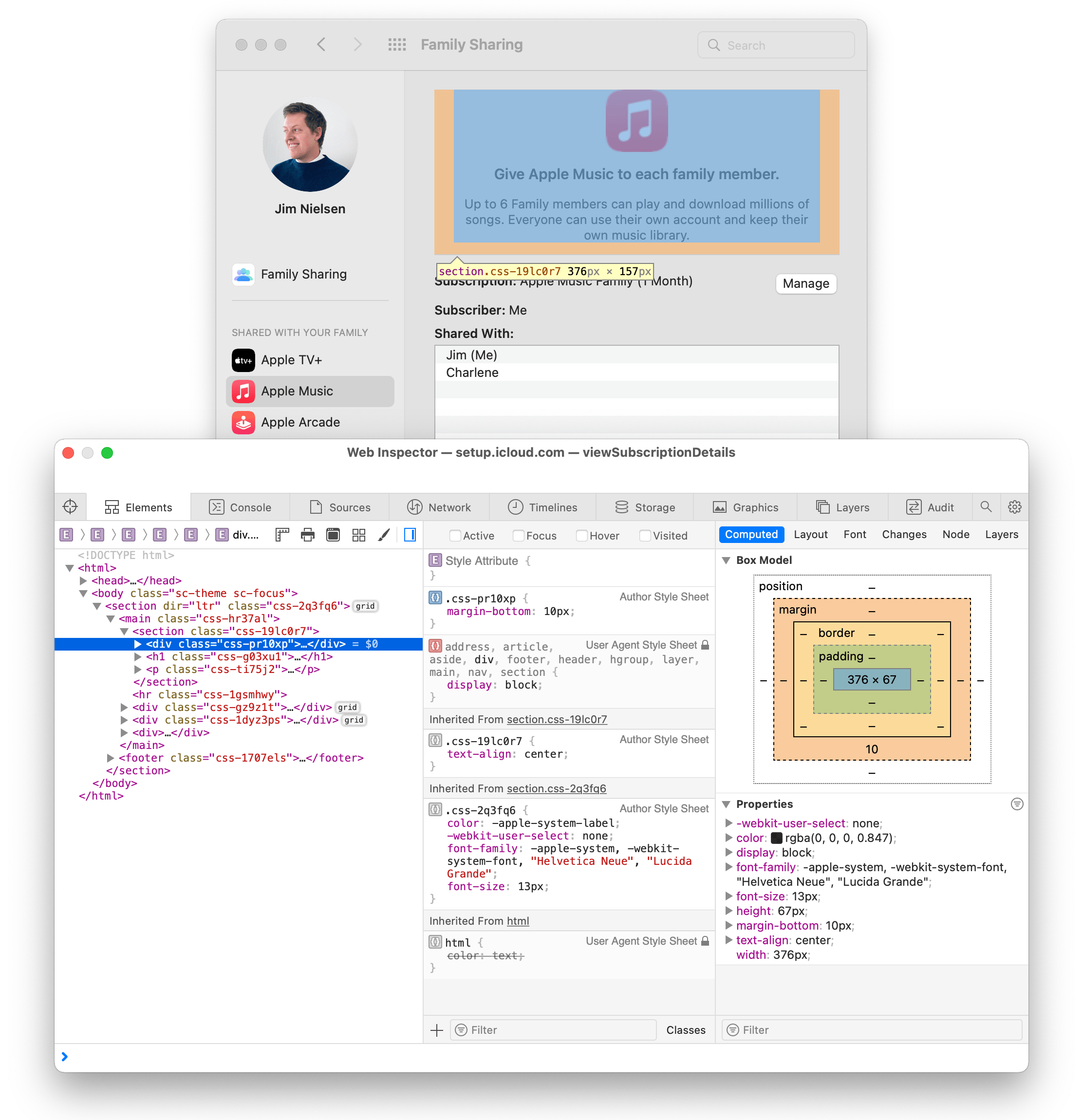 Inspecting Web Views in macOS
