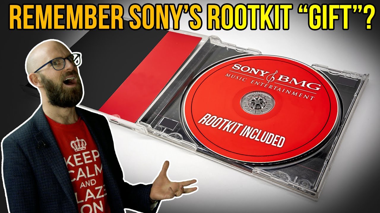 That time Sony installed rootkit software on thousands of computers [video]