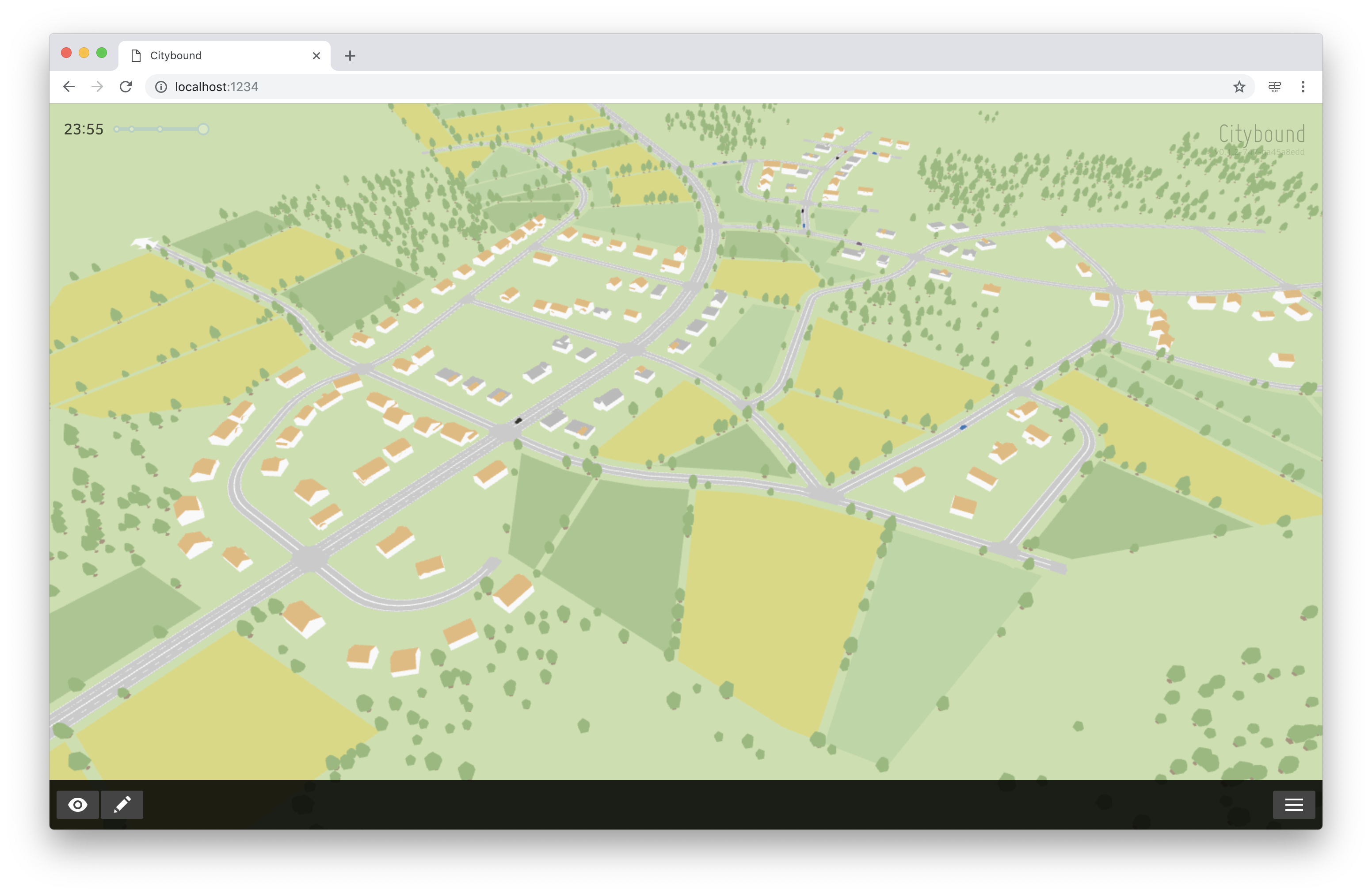 Citybound – city building game using actor-based distributed simulation
