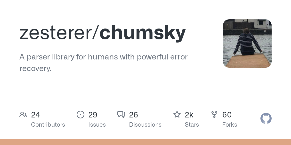 Chumsky, a Rust parser-combinator library with error recovery