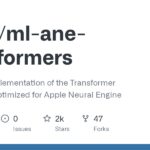 Apple: Transformer architecture optimized for Apple Silicon