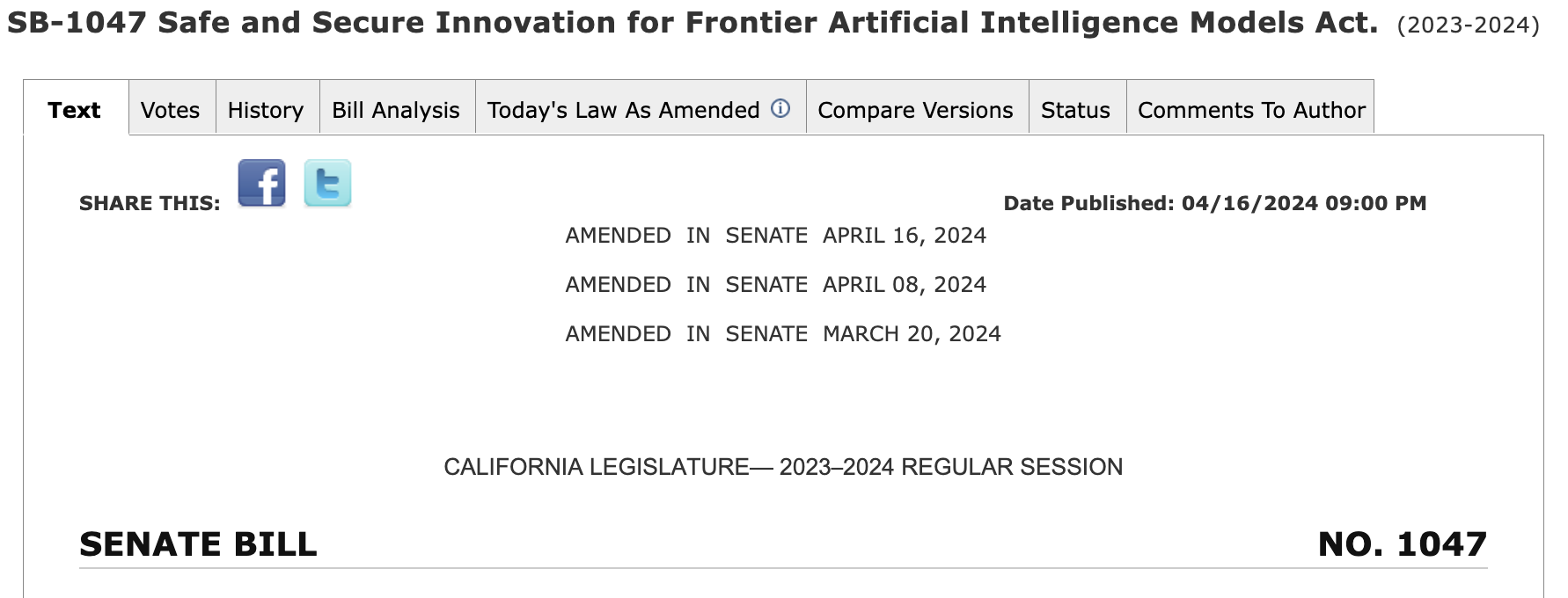 SB-1047 will stifle open-source AI and decrease safety