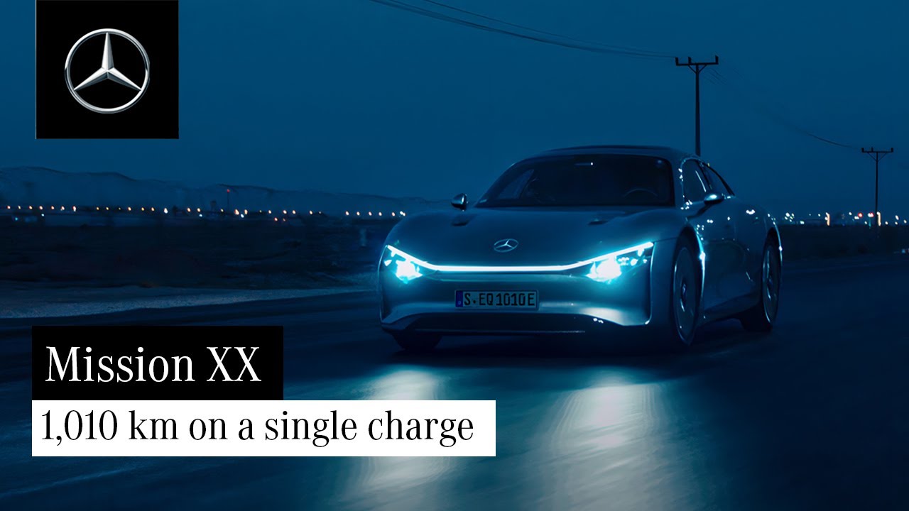 Mercedes EQXX Record Drive: Riyadh to Dubai Single Charge 1000+ km Range [video]