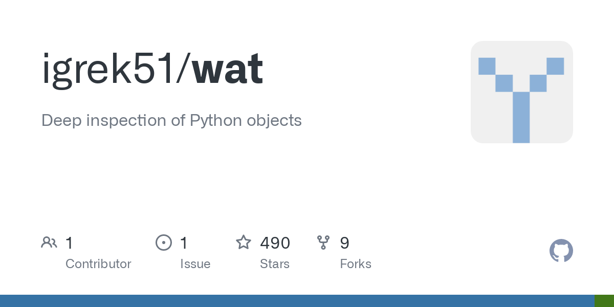 Wat – Deep inspection of Python objects