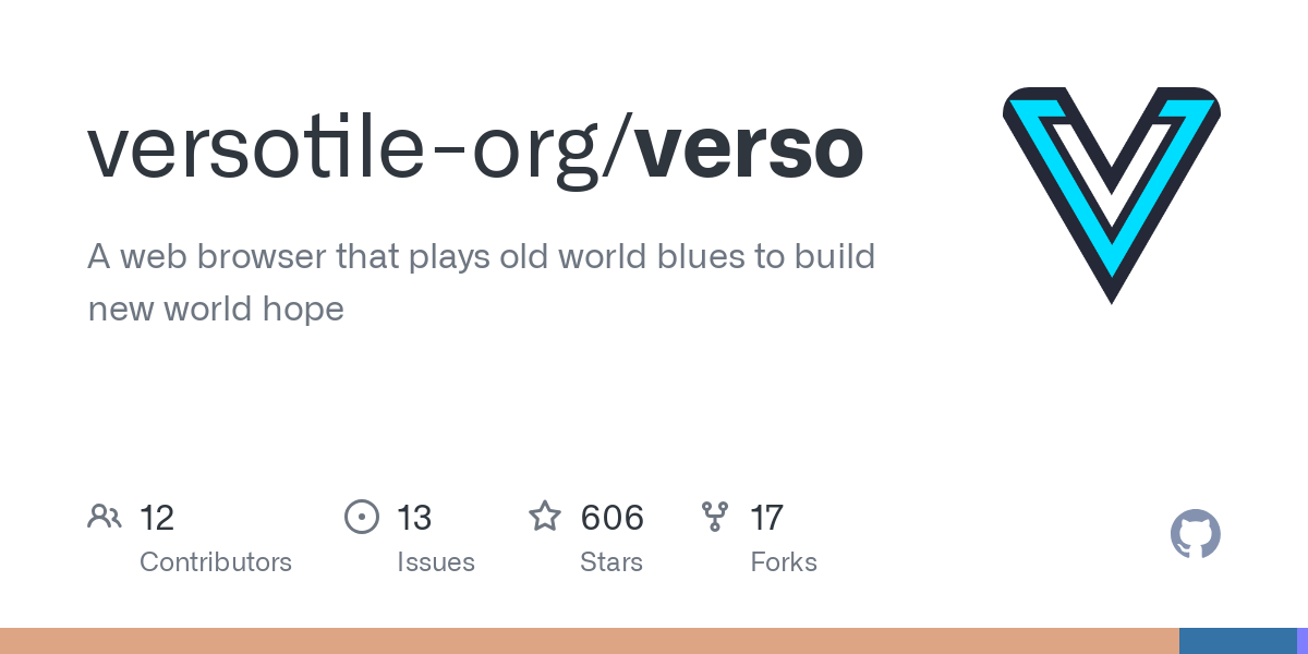 Verso – web browser built on top of the Servo web engine