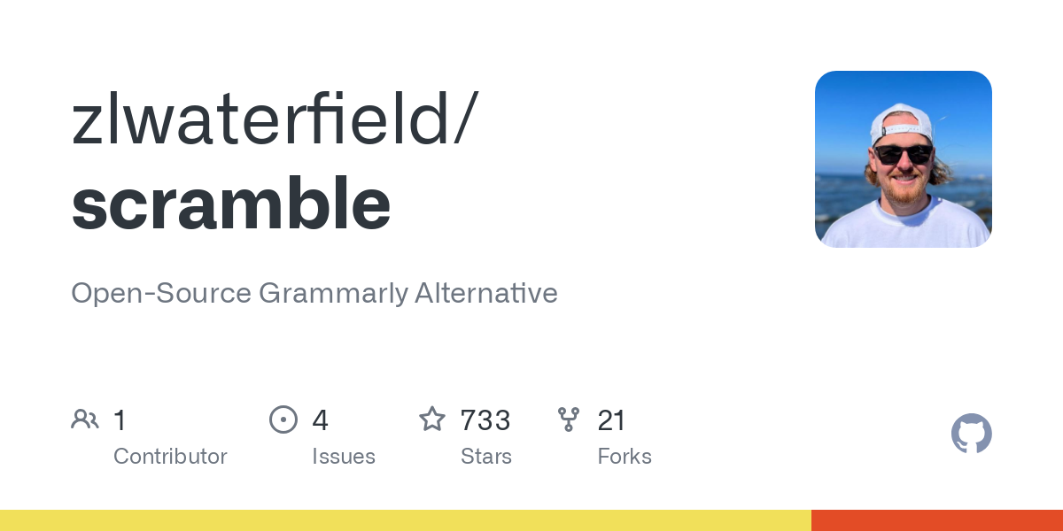 Scramble: Open-Source Alternative to Grammarly