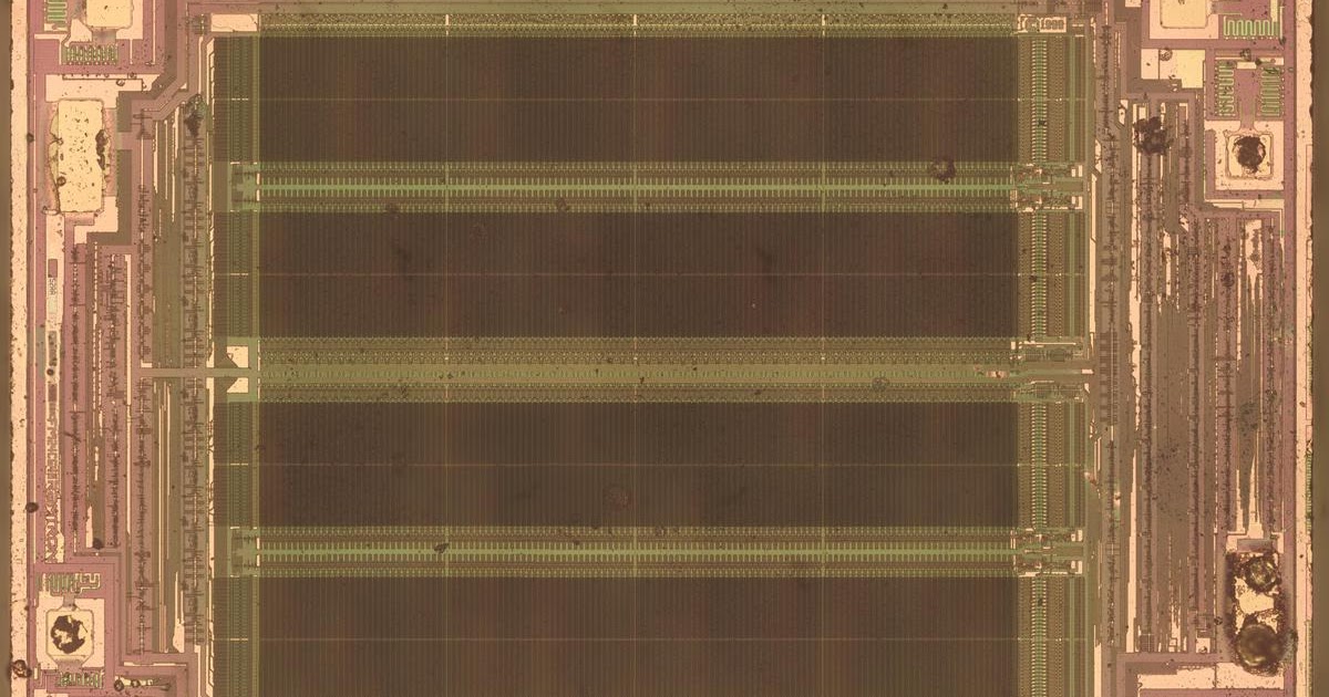 Inside a Ferroelectric RAM Chip