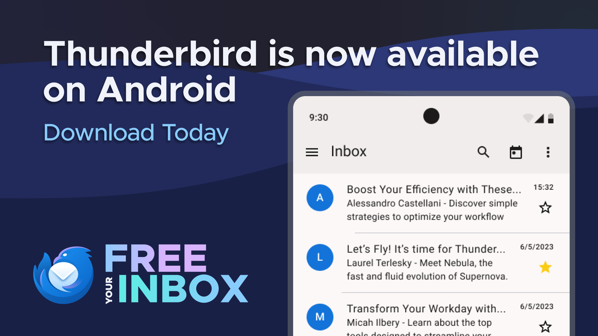 Thunderbird for Android Now Available