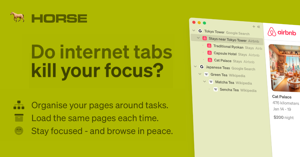 Horse – The Organized Browser