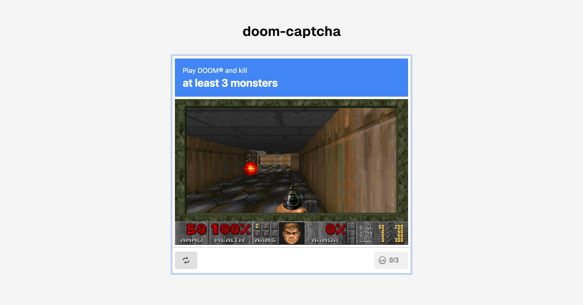 DOOM CAPTCHA