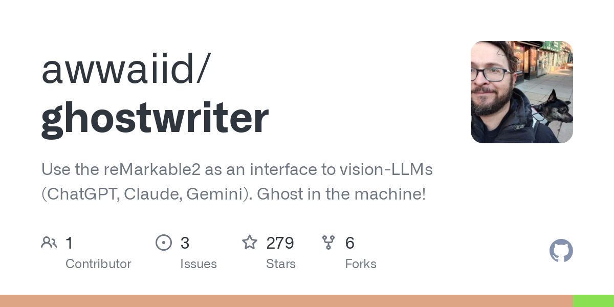 Ghostwriter – use the reMarkable2 as an interface to vision-LLMs