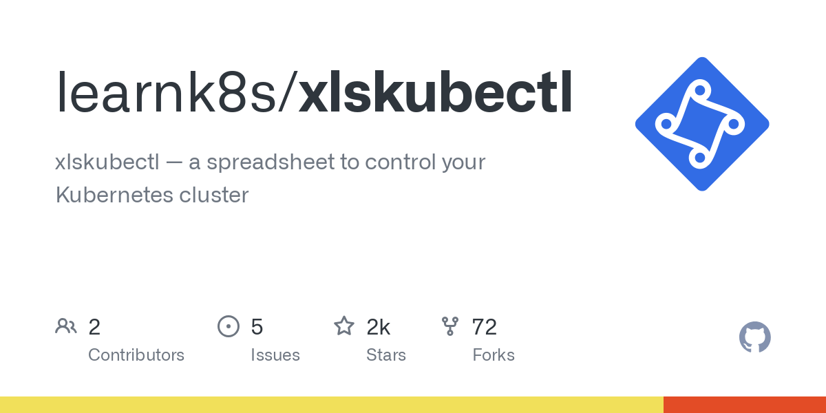 xlskubectl – a spreadsheet to control your Kubernetes cluster