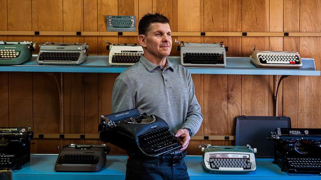 In some parts of the US, the clack of typewriter keys can still be heard