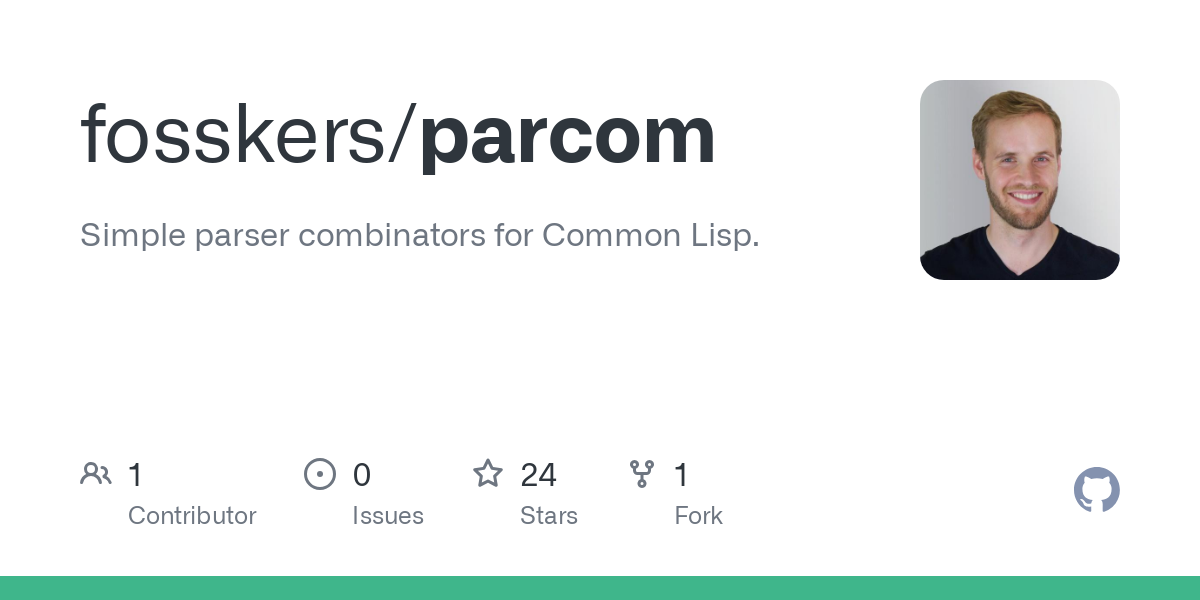 Parcom: CL Parser Combinators
