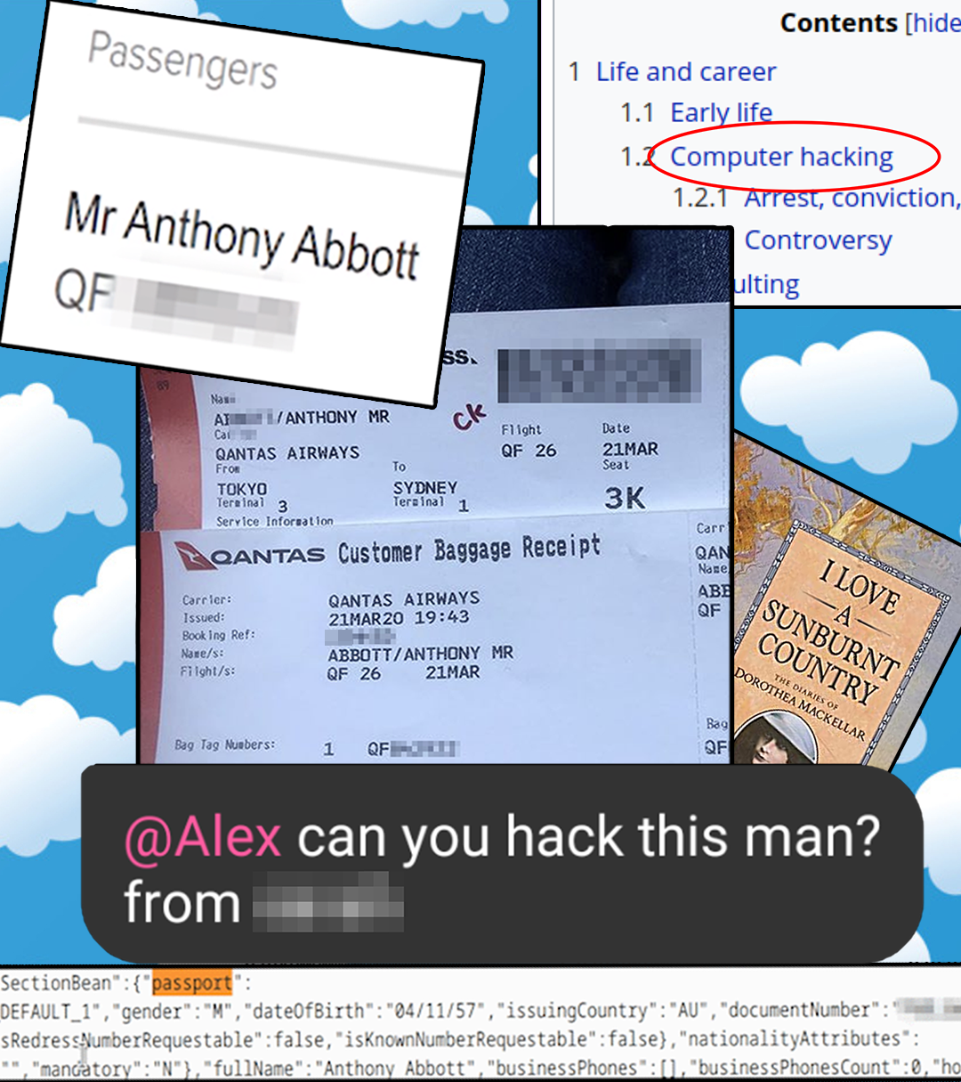 Finding a former Australian prime minister’s passport number on Instagram (2020)