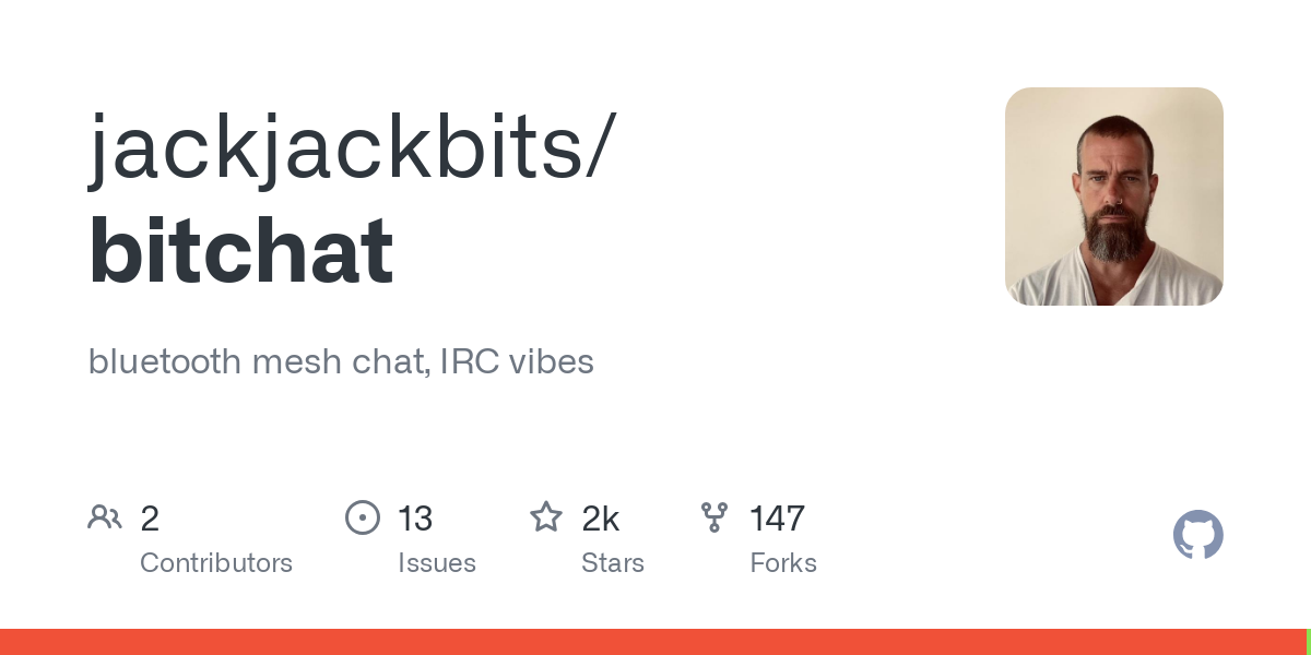 Bitchat – A decentralized messaging app that works over Bluetooth mesh networks