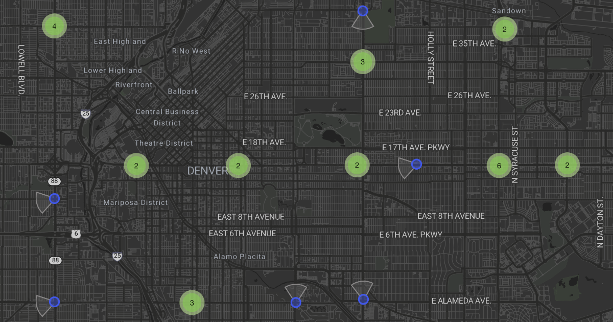 Find Nearby Automated License Plate Readers (ALPR)