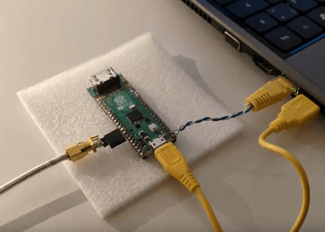 Raspberry Pi Pico Bit-Bangs 100 Mbit/S Ethernet