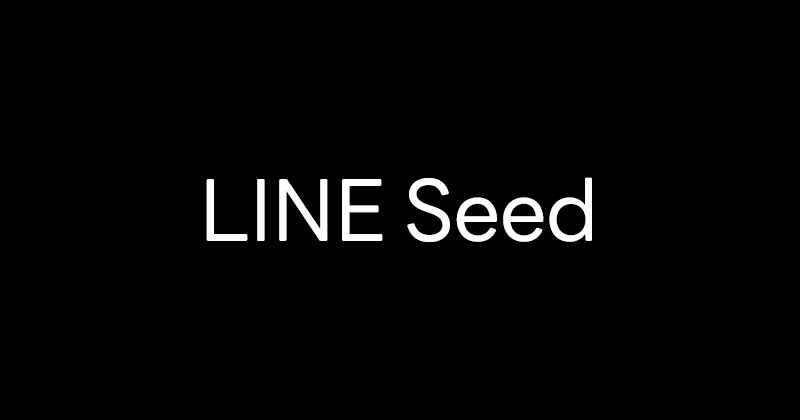 Seed. LINE’s Custom Typeface