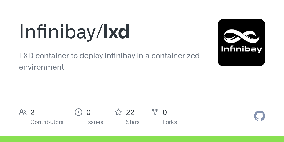 Infinibay LXD Container