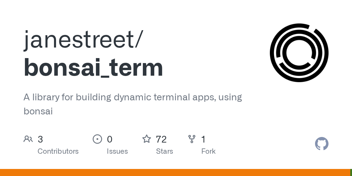 Bonsai_term: A library for building dynamic terminal apps by Jane Street