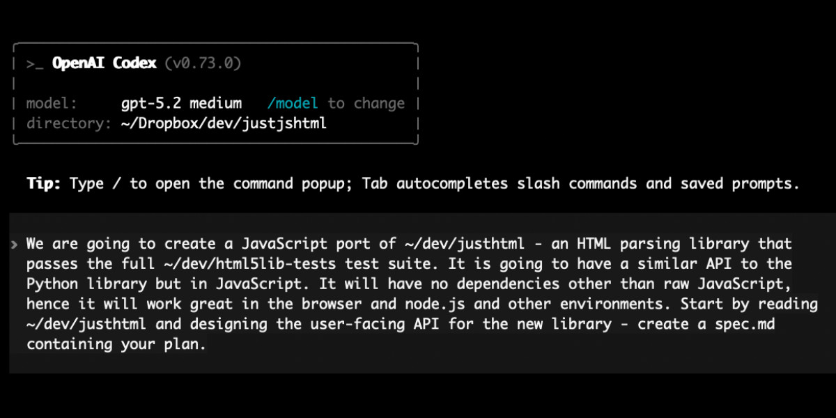 I ported JustHTML from Python to JavaScript with Codex CLI and GPT-5.2 in hours