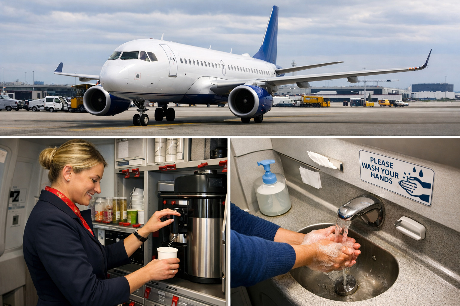 Quality of drinking water varies significantly by airline