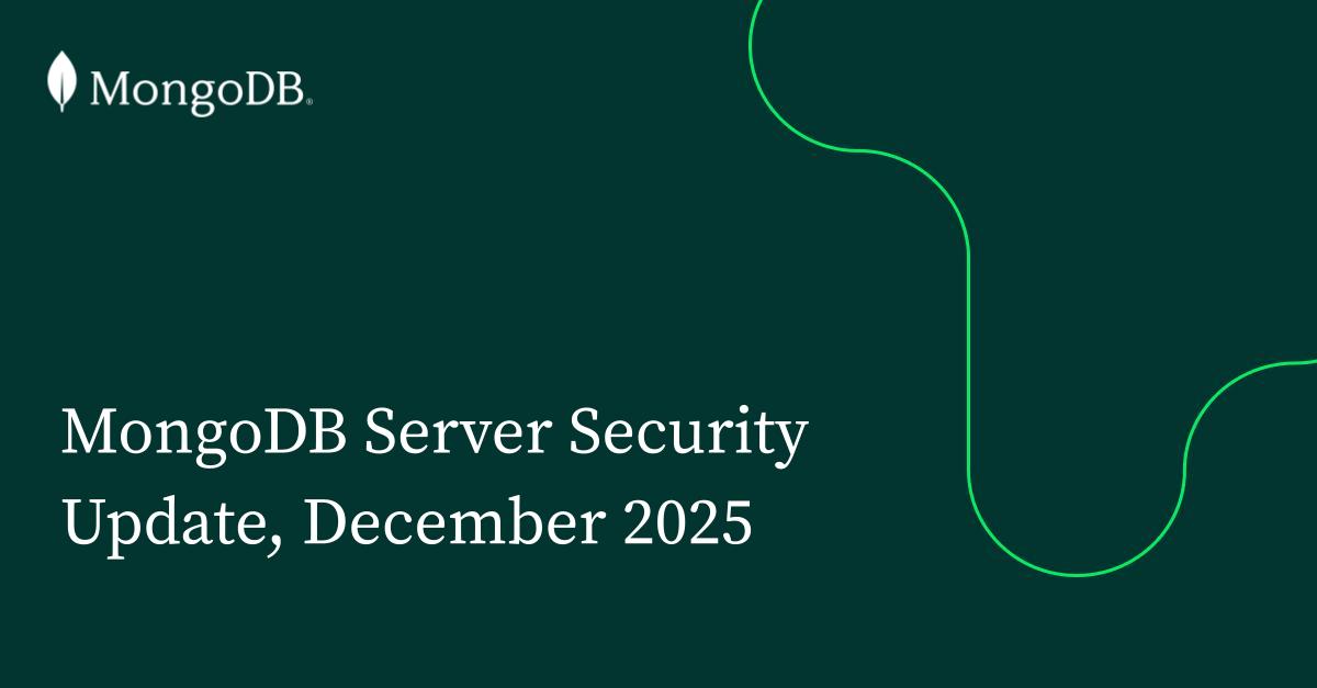 MongoDB Server Security Update, December 2025