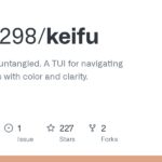Keifu – A TUI for navigating commit graphs with color and clarity