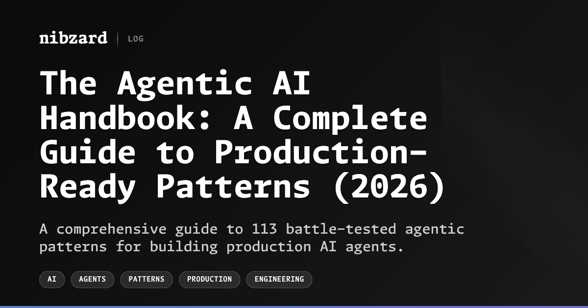 The Agentic AI Handbook: Production-Ready Patterns