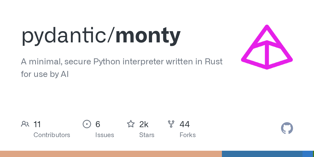 Monty: A minimal, secure Python interpreter written in Rust for use by AI