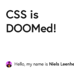 CSS is DOOMed